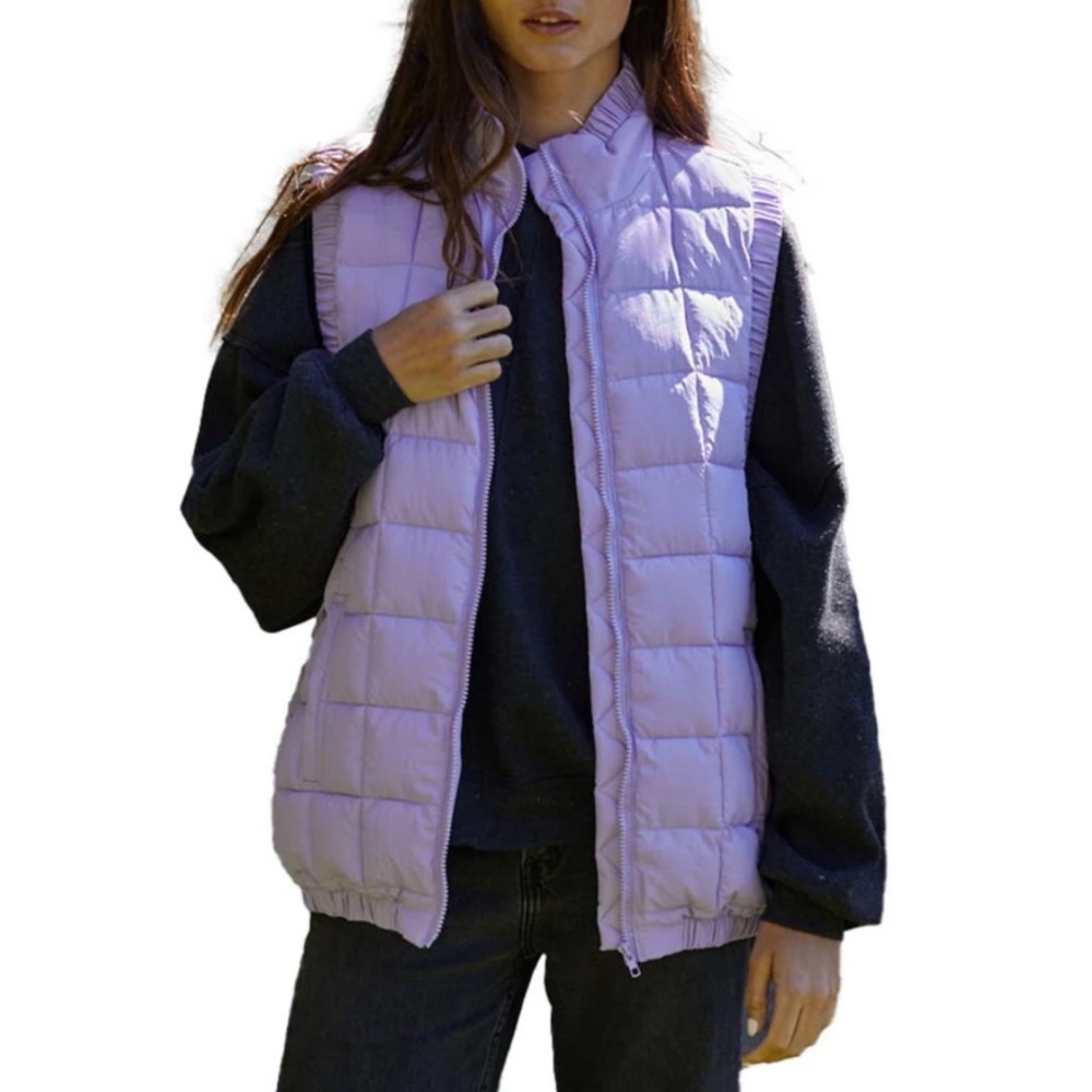 By Together Lavender Light Puffer Vest